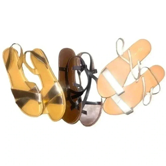 BUNDLE OF SANDALS. - Picture 1 of 5